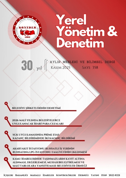 YEREL YÖNETİM VE DENETİM DERGİSİ Kasım 2025